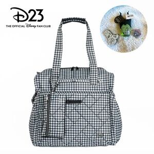 D23 Exclusive Lug Saunter Duffle & Sway Pouch Houndstooth NWT w Disney FREEBIES!
